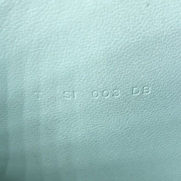 Hermes Dogon GM Duo Wallet Bifold Leather Silver Turquoise Blue — view 9