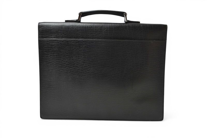 Gucci Business Document Purse A4 Leather Black — view 6