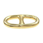 Hermes Scarf Ring Chaine D'ancre Perma Brass Gold Color Pendant Style Necklace — view 6