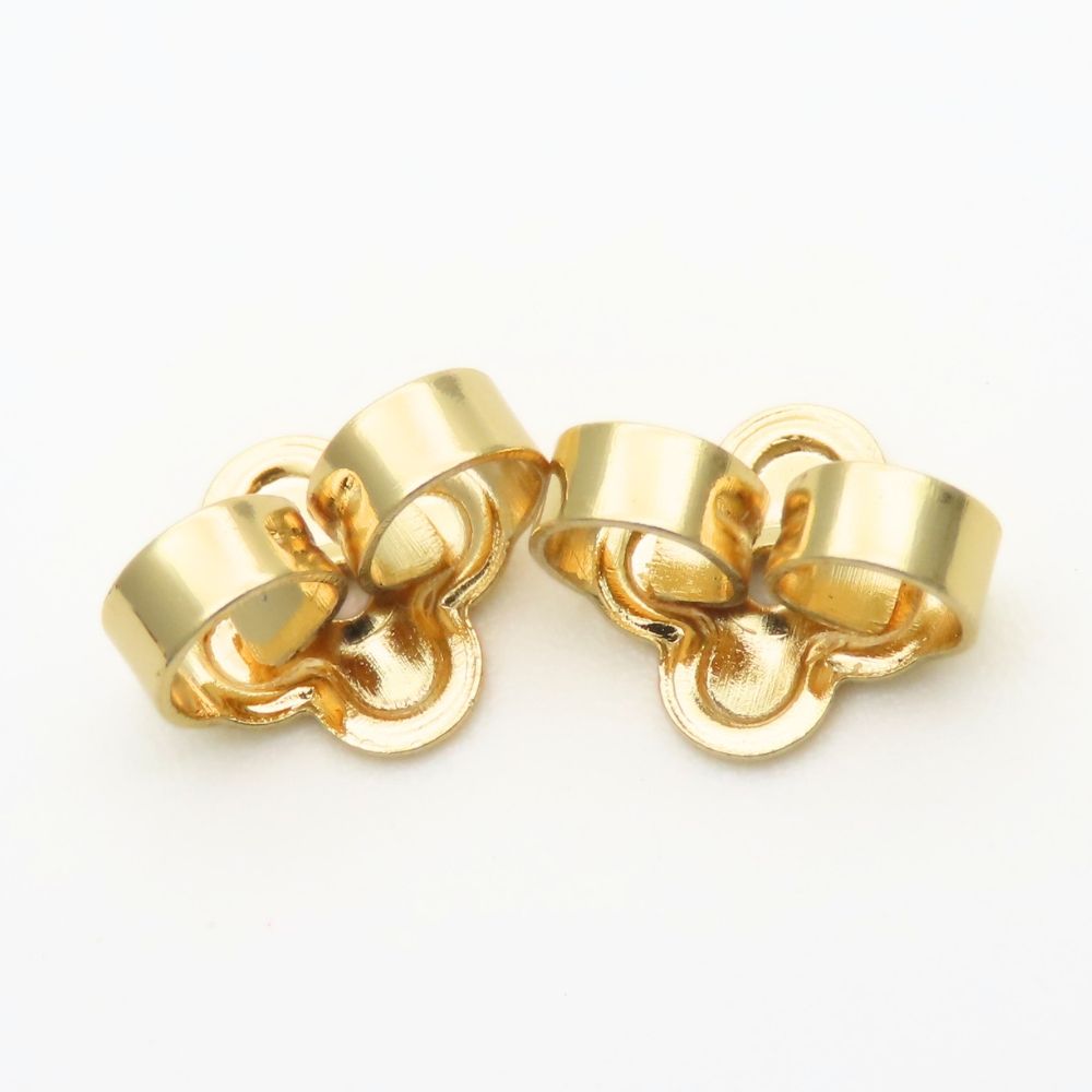 Louis Vuitton Earrings LV Iconic Strass Metal Rhinestone Gold — view 8
