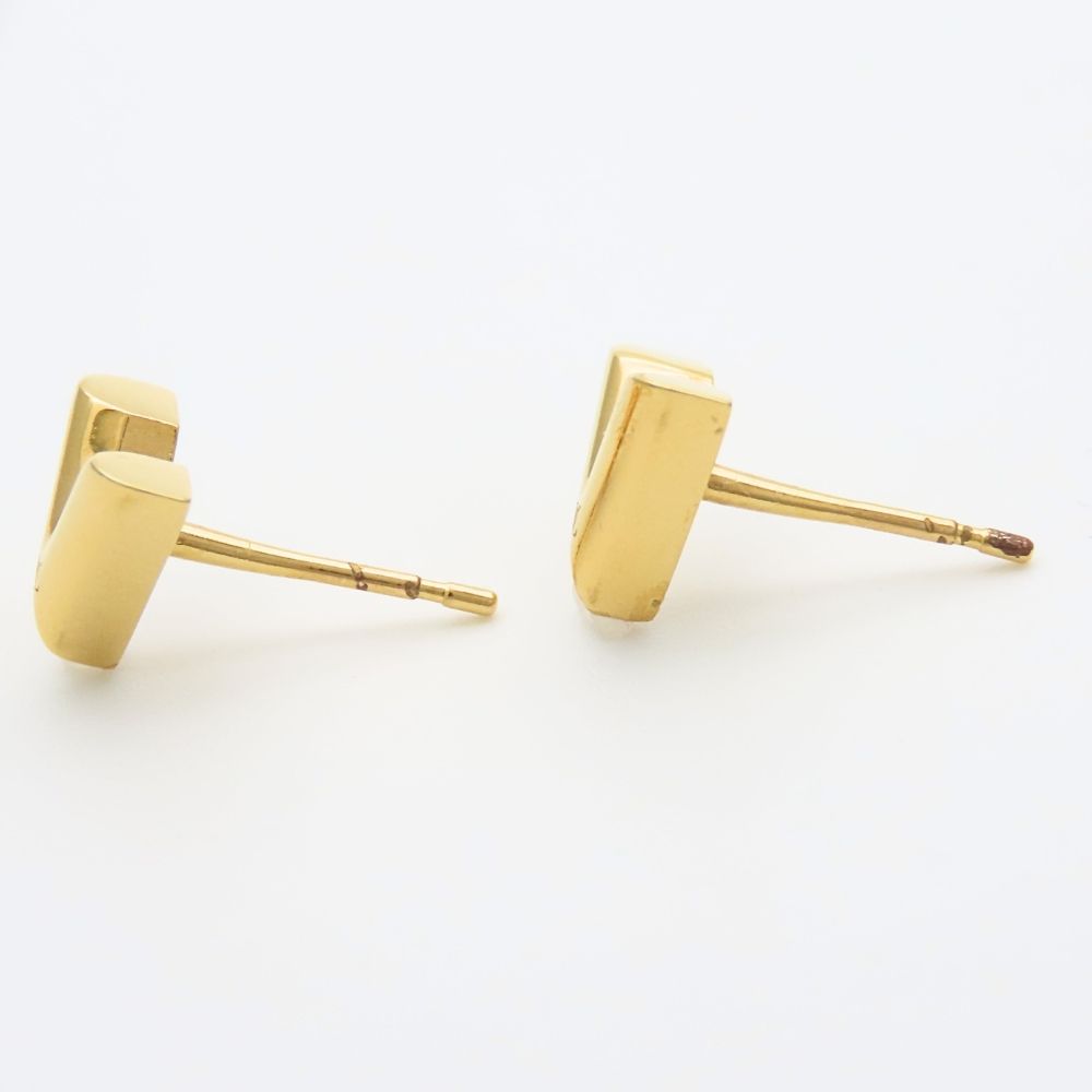 Louis Vuitton Earrings Essential Metal Gold Plated — view 2