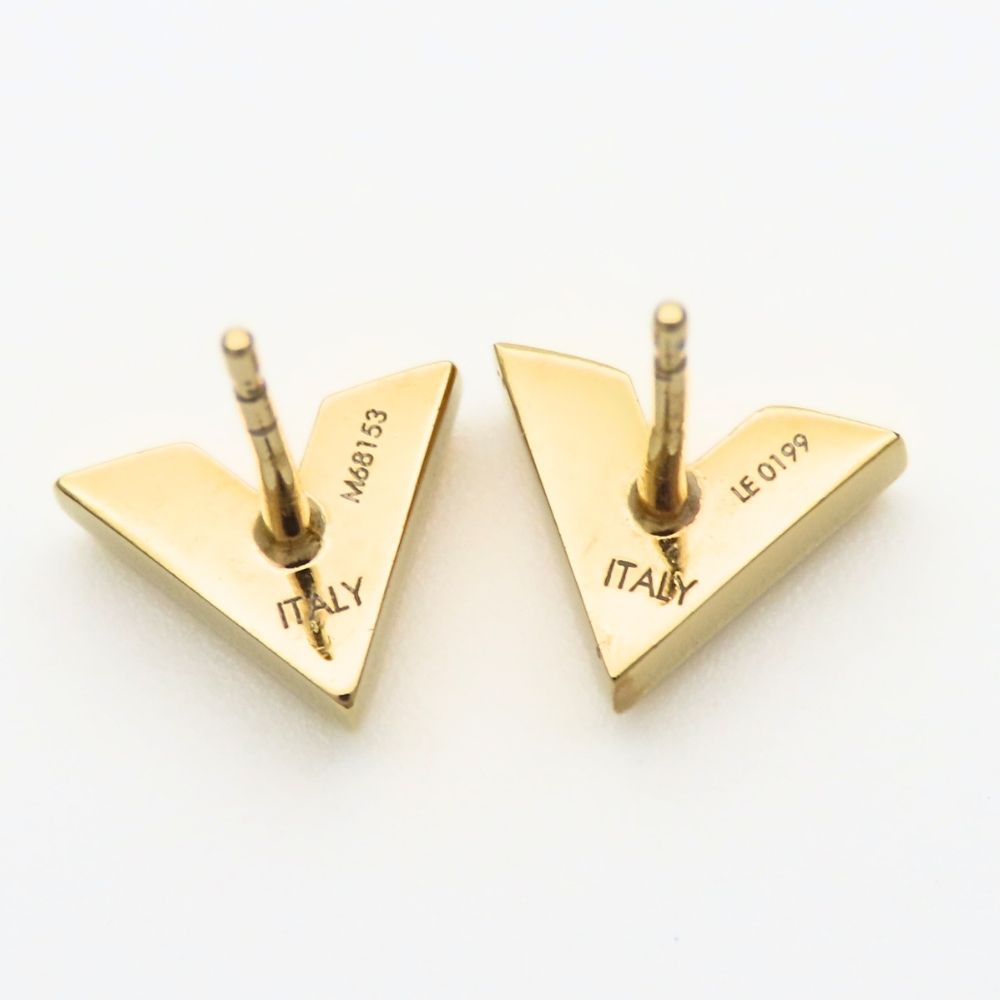 Louis Vuitton Earrings Essential Metal Gold Plated — view 3
