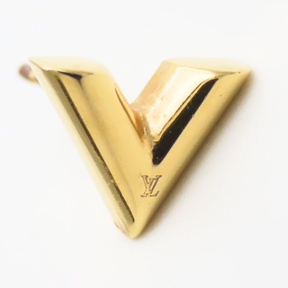 Louis Vuitton Earrings Essential Metal Gold Plated — view 6