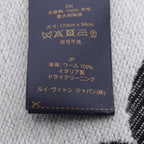 Louis Vuitton Scarf LV Essential Noir Black Wool — view 3