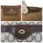 Gucci Vintage Sherry Line GG Supreme Canvas Tote Shoulder Bag — view 3
