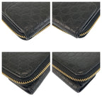 Gucci Micro Guccissima Black Gold Leather Wallet — view 8