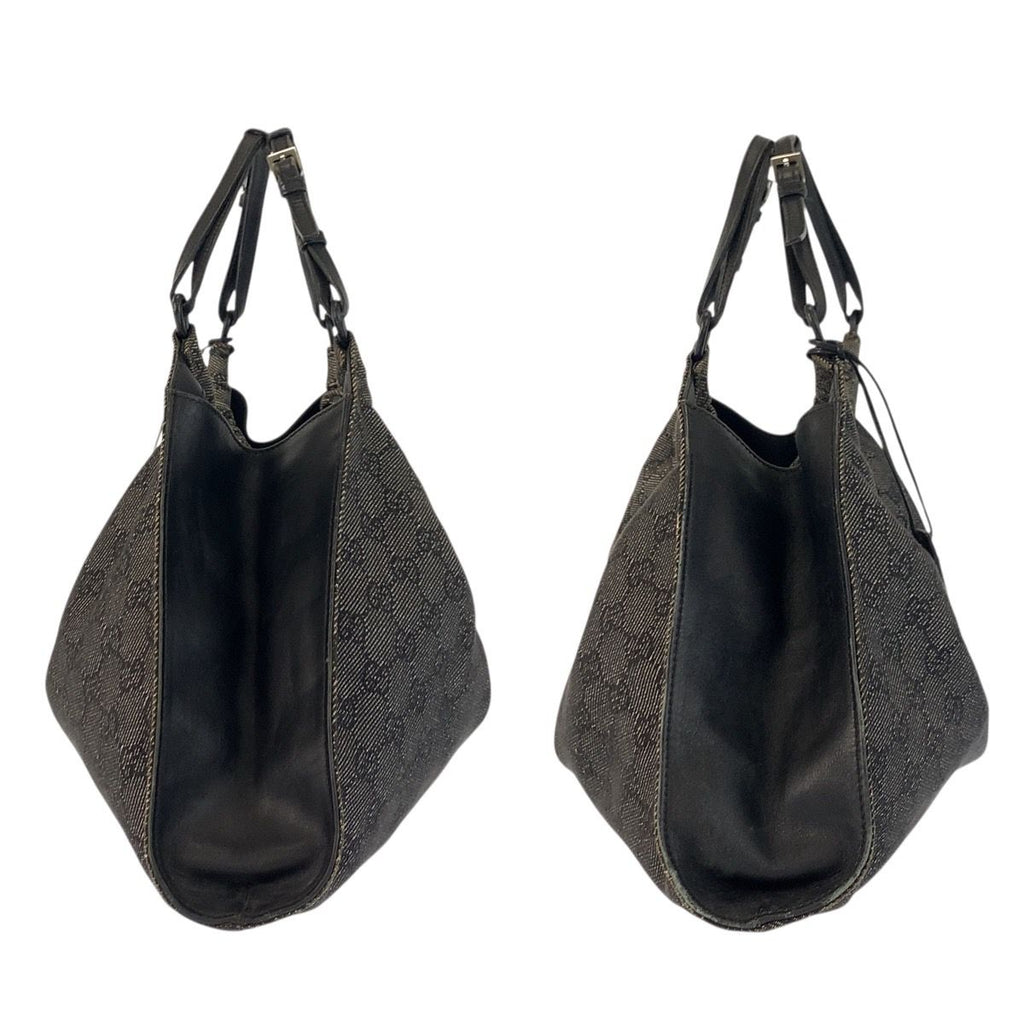 Gucci Black GG Canvas Handbag — view 7