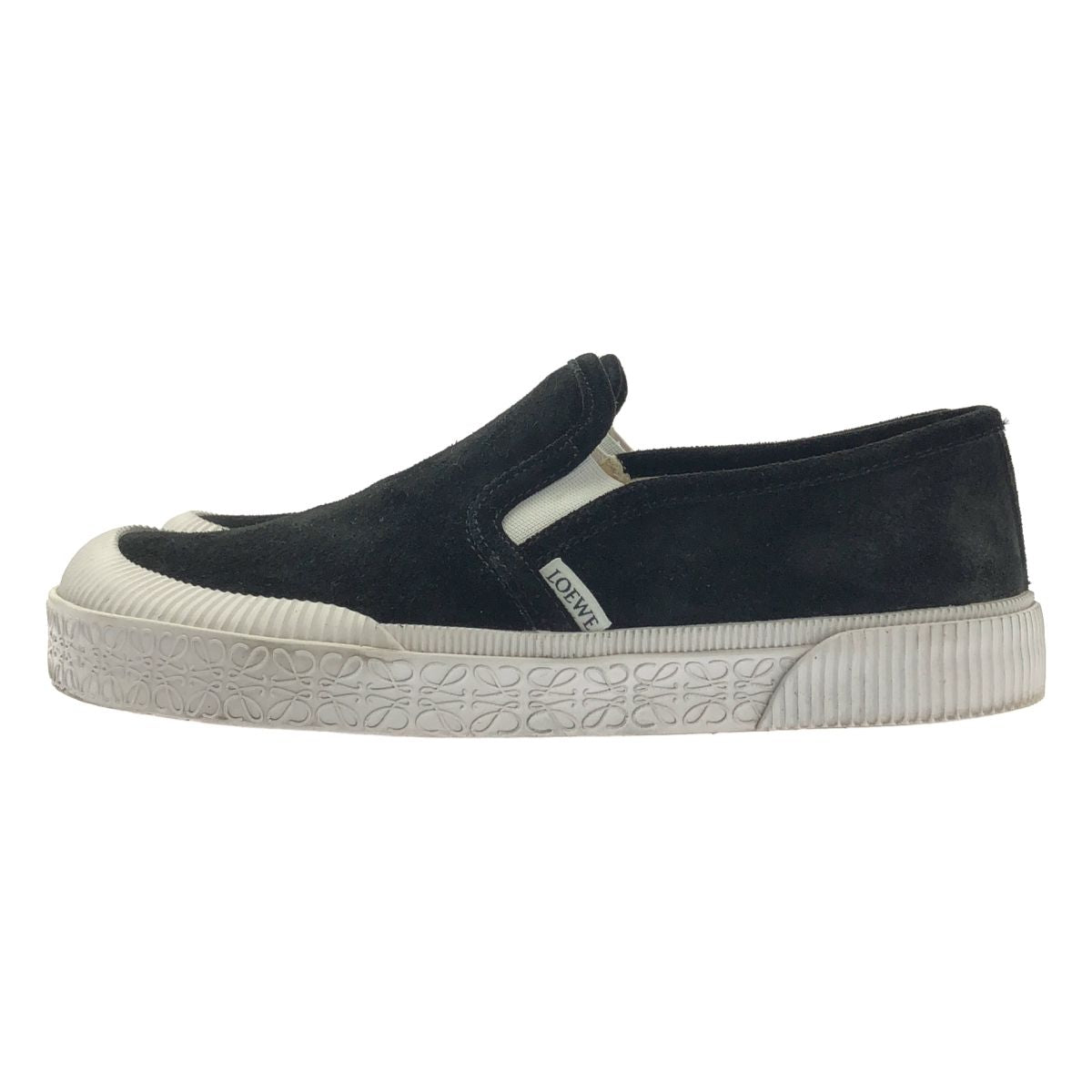 Loewe Terra Vulca Anagram Logo Slip on Sneakers 40 Black — view 2