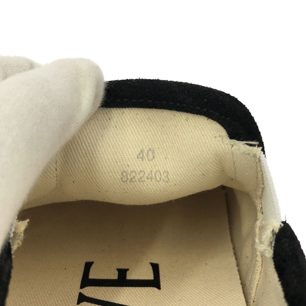 Loewe Terra Vulca Anagram Logo Slip on Sneakers 40 Black — view 6