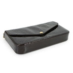 Louis Vuitton Monogram Vernis Pochette Felicie Chain Wallet Leather Amarante — view 5
