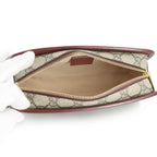 Gucci Interlocking Clutch Second GG Supreme Leather Beige — view 6