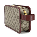 Gucci Interlocking Clutch Second GG Supreme Leather Beige — view 3