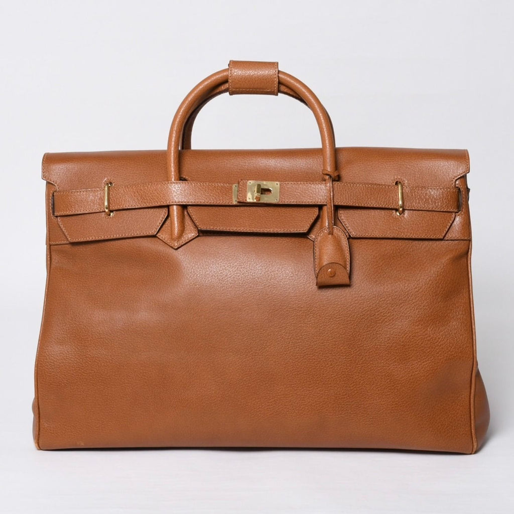Gucci Boston Bag Leather Brown Gold