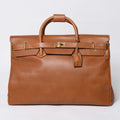 Gucci Boston Bag Leather Brown Gold