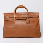 Gucci Boston Bag Leather Brown Gold