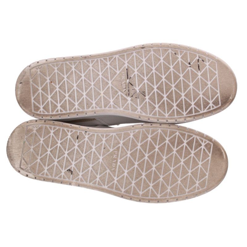 Prada Downtown Triangle Logo Plato Sneakers 38.5 — view 3