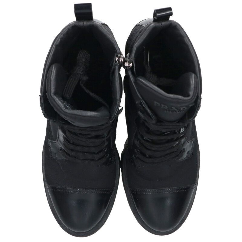 Prada 239 Re-Nylon Side Zip Boots 38.5 — view 4