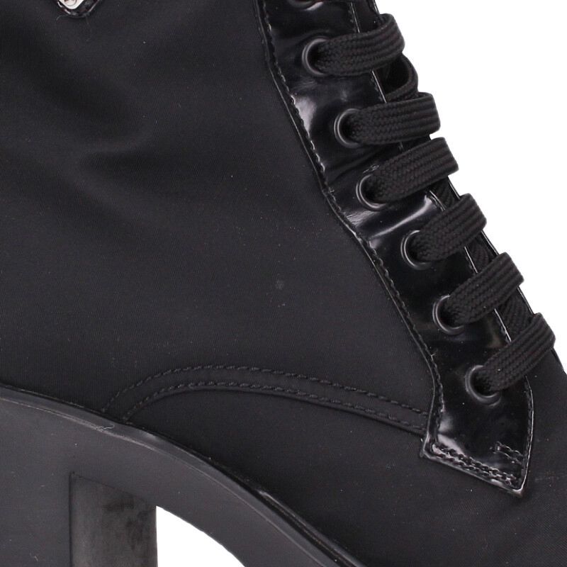 Prada 239 Re-Nylon Side Zip Boots 38.5 — view 5