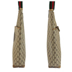 Gucci Vintage Sherry Line Beige Brown GG Supreme Canvas Tote Shoulder Bag — view 8