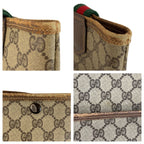 Gucci Vintage Sherry Line Beige Brown GG Supreme Canvas Tote Shoulder Bag — view 5