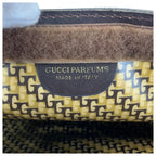 Gucci Vintage Sherry Line Brown Suede Clutch — view 3