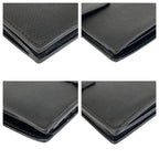 Celine Strap Wallet Black Leather Compact — view 8