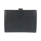 Celine Strap Wallet Black Leather Compact — view 2