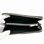 Bottega Veneta Intrecciato Diagonal Leather Wallet Black — view 6