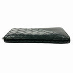 Bottega Veneta Intrecciato Diagonal Leather Wallet Black — view 3