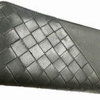 Bottega Veneta Intrecciato Diagonal Leather Wallet Black — view 5