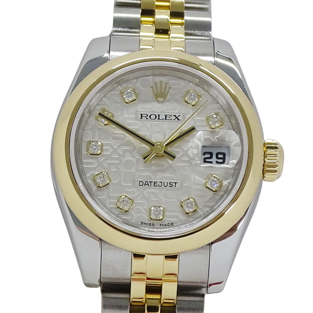 Rolex Datejust Number Watch Diamond Computer Automatic Winding at Stainless — view 2