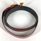 Hermes Belt Leather Red Black — view 8