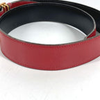 Hermes Belt Leather Red Black — view 4
