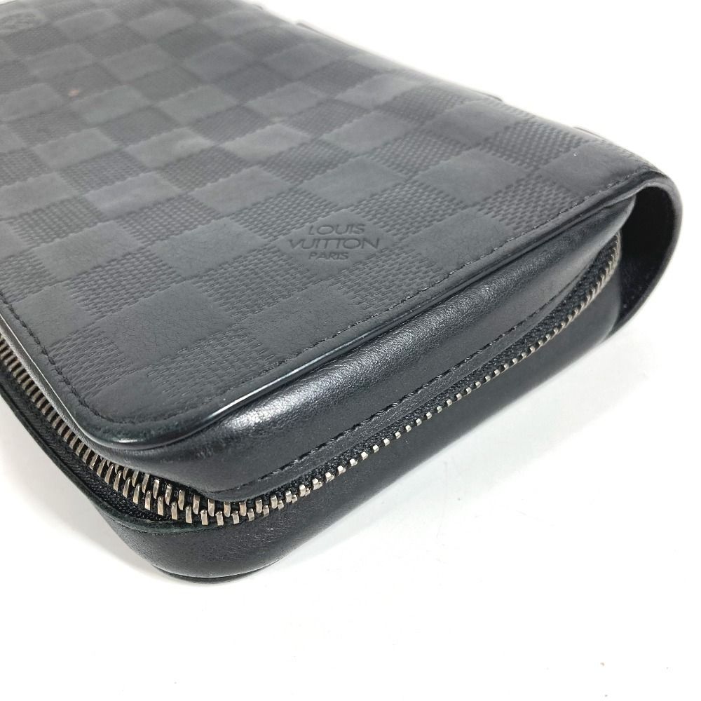 Louis Vuitton Wallet Zippy XL Damier Infini Leather Black — view 6