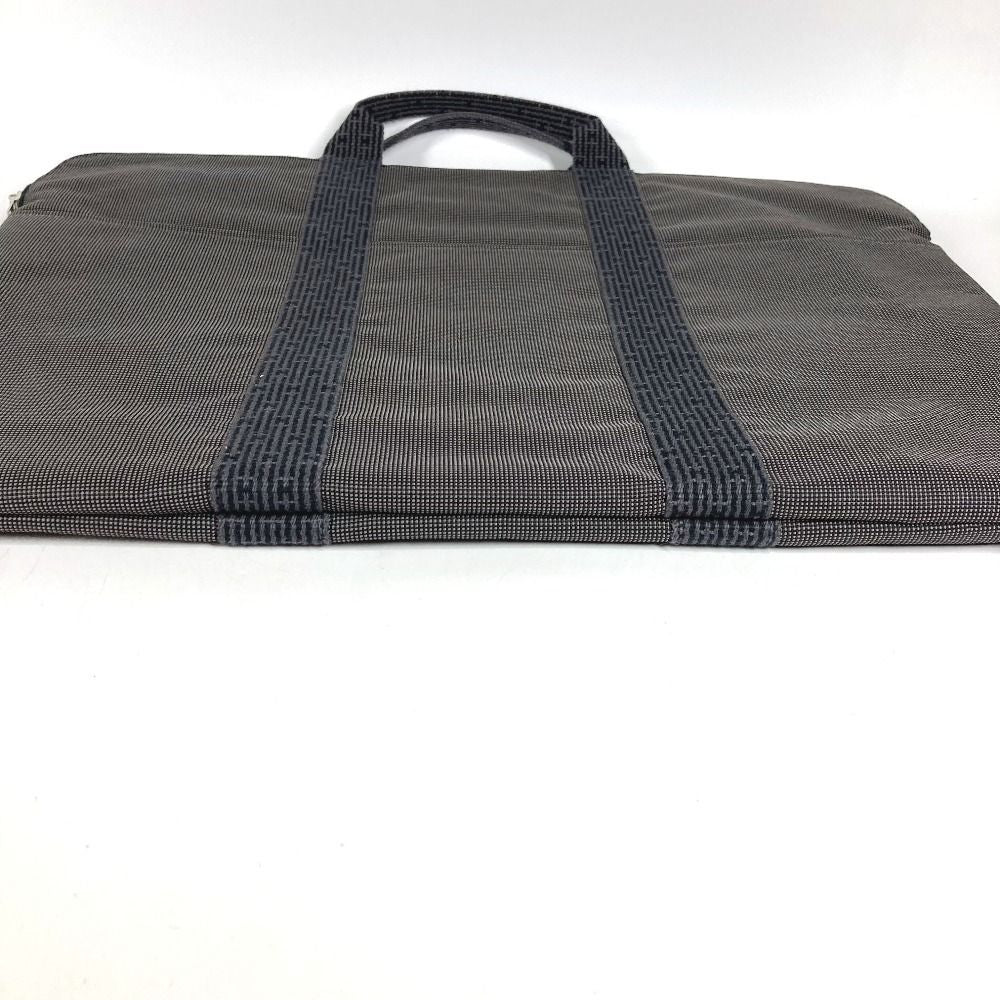 Hermes Handbag Flat Big Business Bag Canvas Gray — view 7
