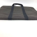 Hermes Handbag Flat Big Business Bag Canvas Gray — view 7