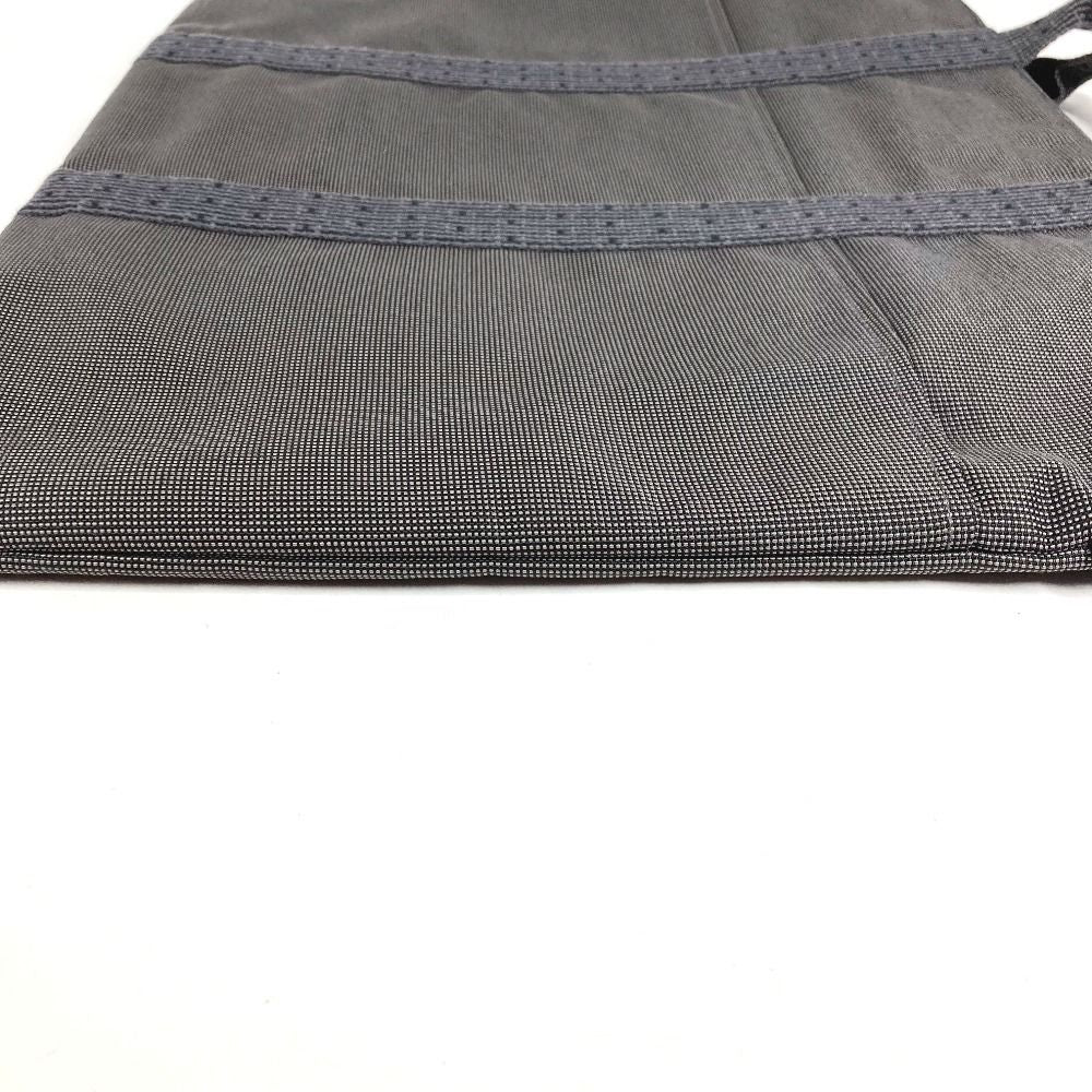 Hermes Handbag Flat Big Business Bag Canvas Gray — view 6