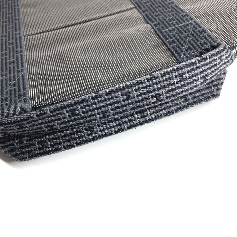 Hermes Handbag Flat Big Business Bag Canvas Gray — view 5