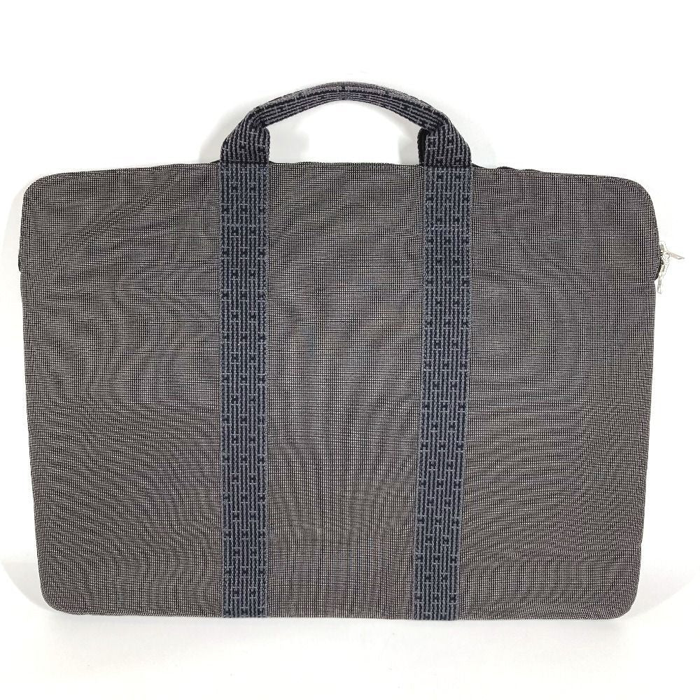 Hermes Handbag Flat Big Business Bag Canvas Gray — view 3