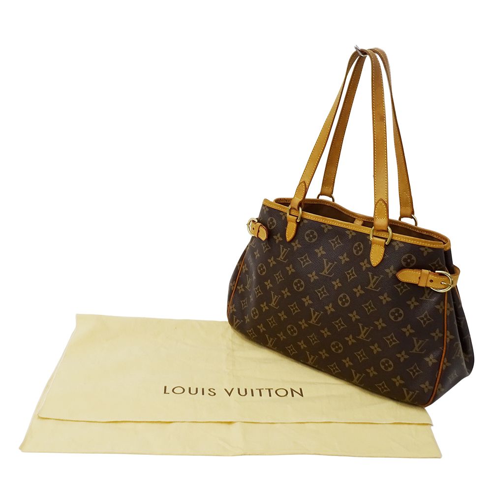 Louis Vuitton Monogram Tote Shoulder Bag Batignolles Oriental Brown Large — view 7