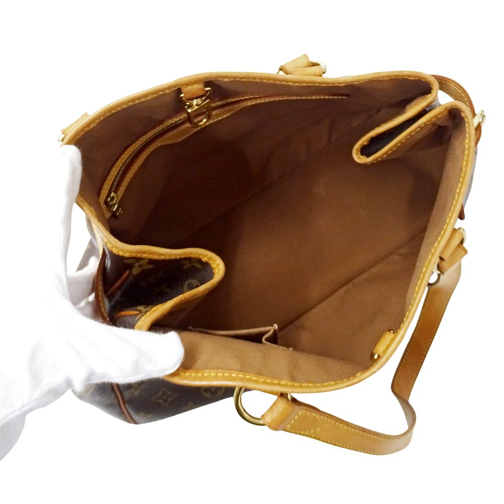 Louis Vuitton Monogram Tote Shoulder Bag Batignolles Oriental Brown Large — view 5
