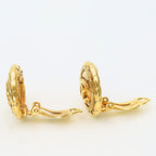 Chanel Earrings CC Logo Metal Gold Plated — view 2