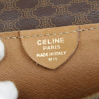 Celine Macadam Shoulder Bag Leather Brown — view 7