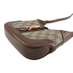 Gucci Jackie GG Supreme Shoulder Bag Beige — view 8