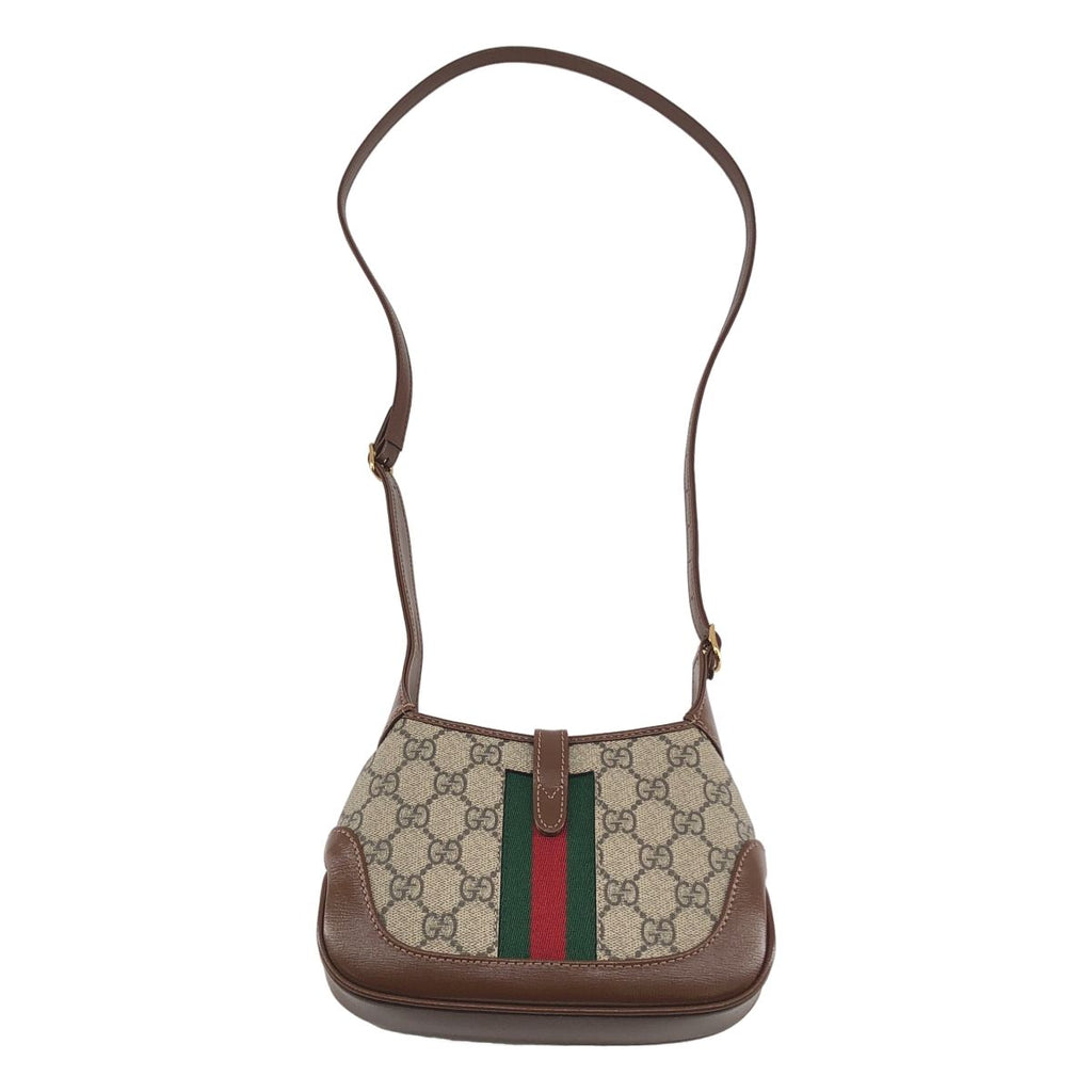 Gucci Jackie GG Supreme Shoulder Bag Beige — view 2