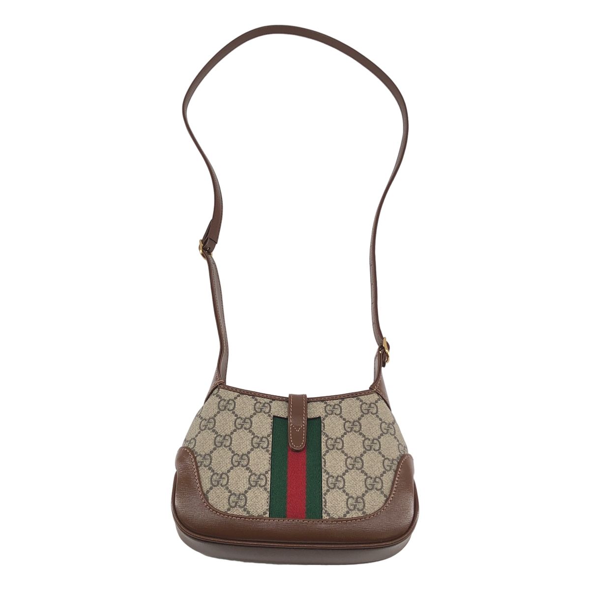 Gucci Jackie GG Supreme Shoulder Bag Beige — view 2