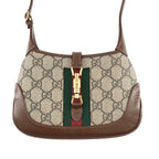 Gucci Jackie GG Supreme Shoulder Bag Beige — view 3