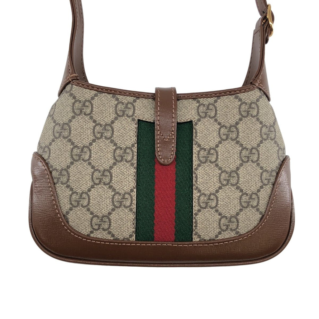 Gucci Jackie GG Supreme Shoulder Bag Beige — view 4