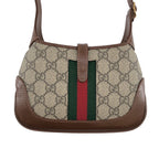 Gucci Jackie GG Supreme Shoulder Bag Beige — view 4