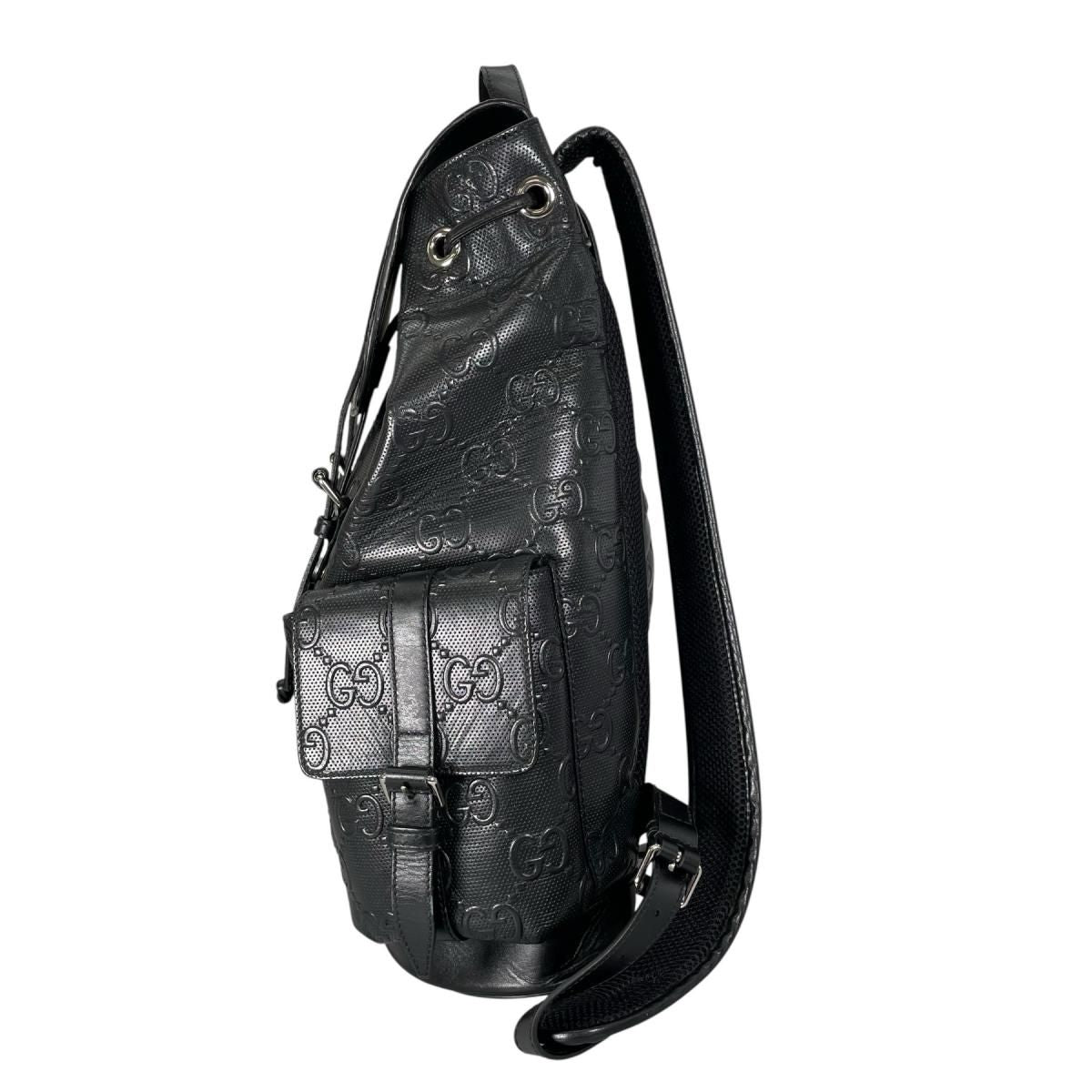 Gucci Backpack GG Emboss Black — view 2
